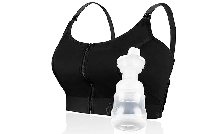 Medela Hands Free Breastmilk Pumping Bra, S, Black