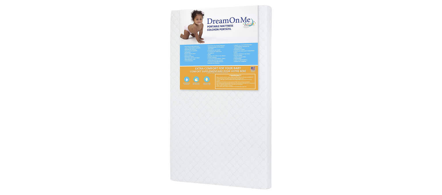 dream on me portable crib mattress amazon