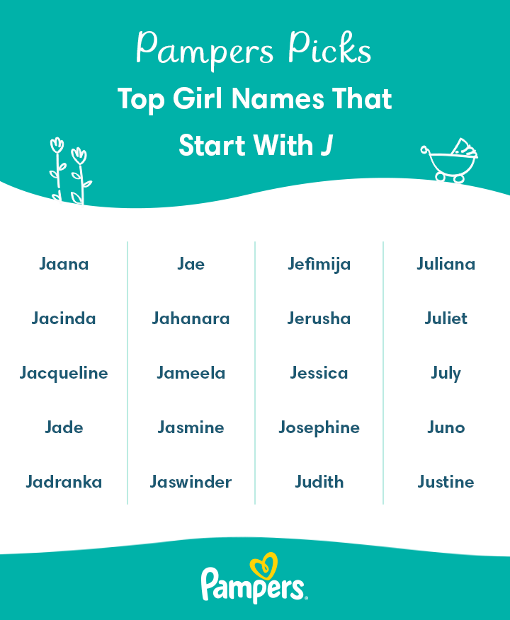 Top Baby Girl Names That Start With J | Pampers