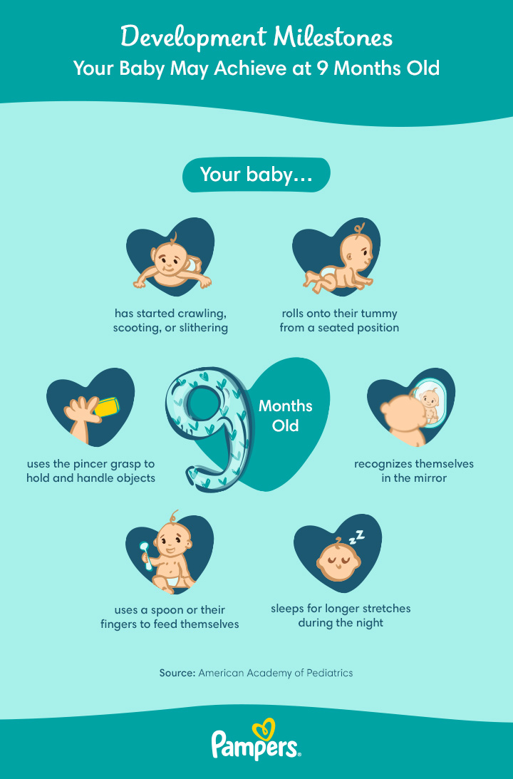 9-Month-Old Baby: Milestones, Sleep, And Feeding | Pampers