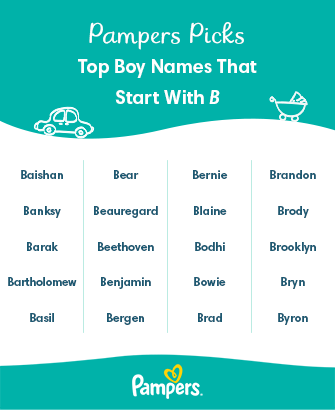 32 unisex names beginning with B