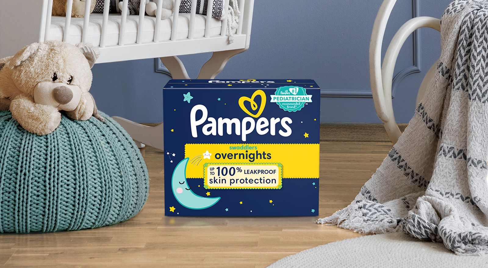 Pampers Swaddlers Overnight Diapers - Size 7 36 ct