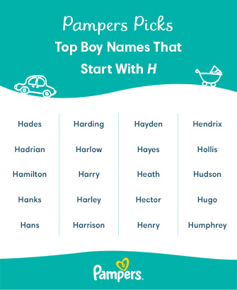 Top Baby Boy Names That Start With H
