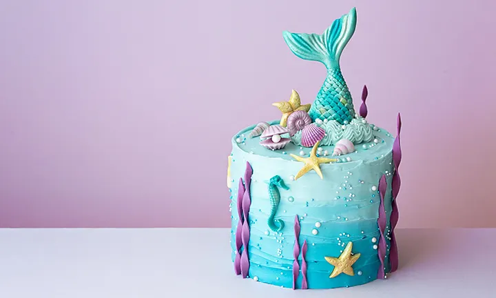 Mermaid Baby Shower Cake