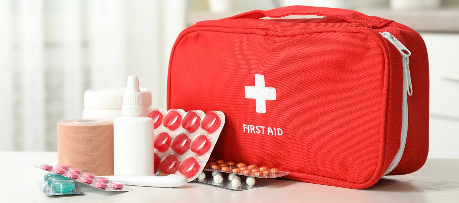 Medicines to be kept store in first aid box