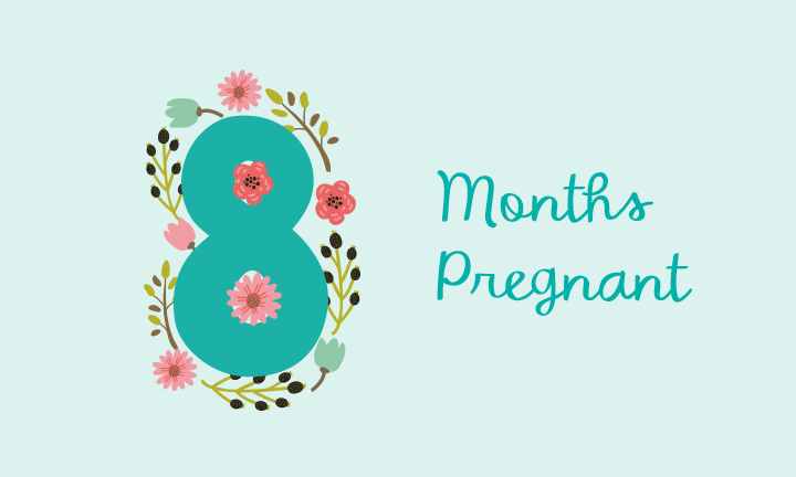 8 Months Pregnant Symptoms Belly Size And Fetal Development Pampers