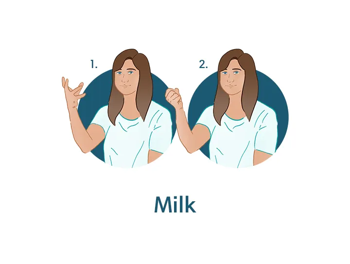 How to Say “Milk” in Baby Sign Language