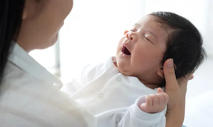 baby waking up