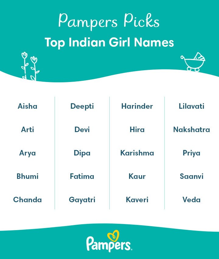 Top 180 Indian Girl Names and Their Meanings | Pampers