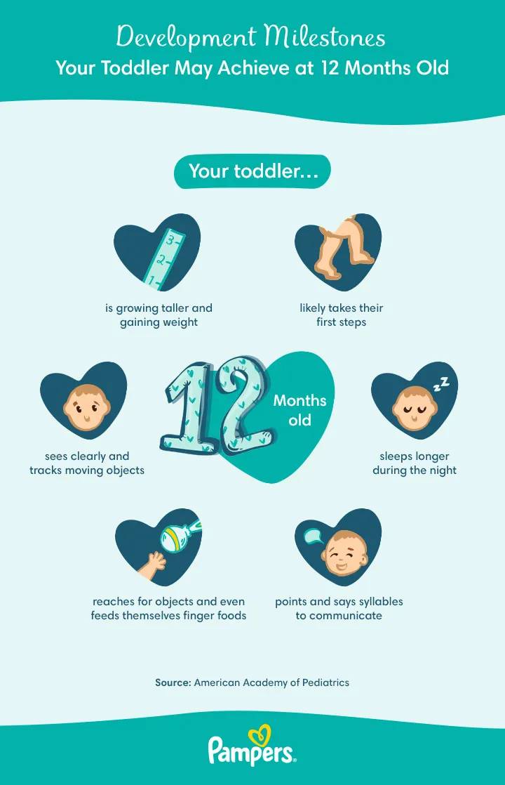 12-Month-Old Baby: Milestones, Sleep, and Feeding