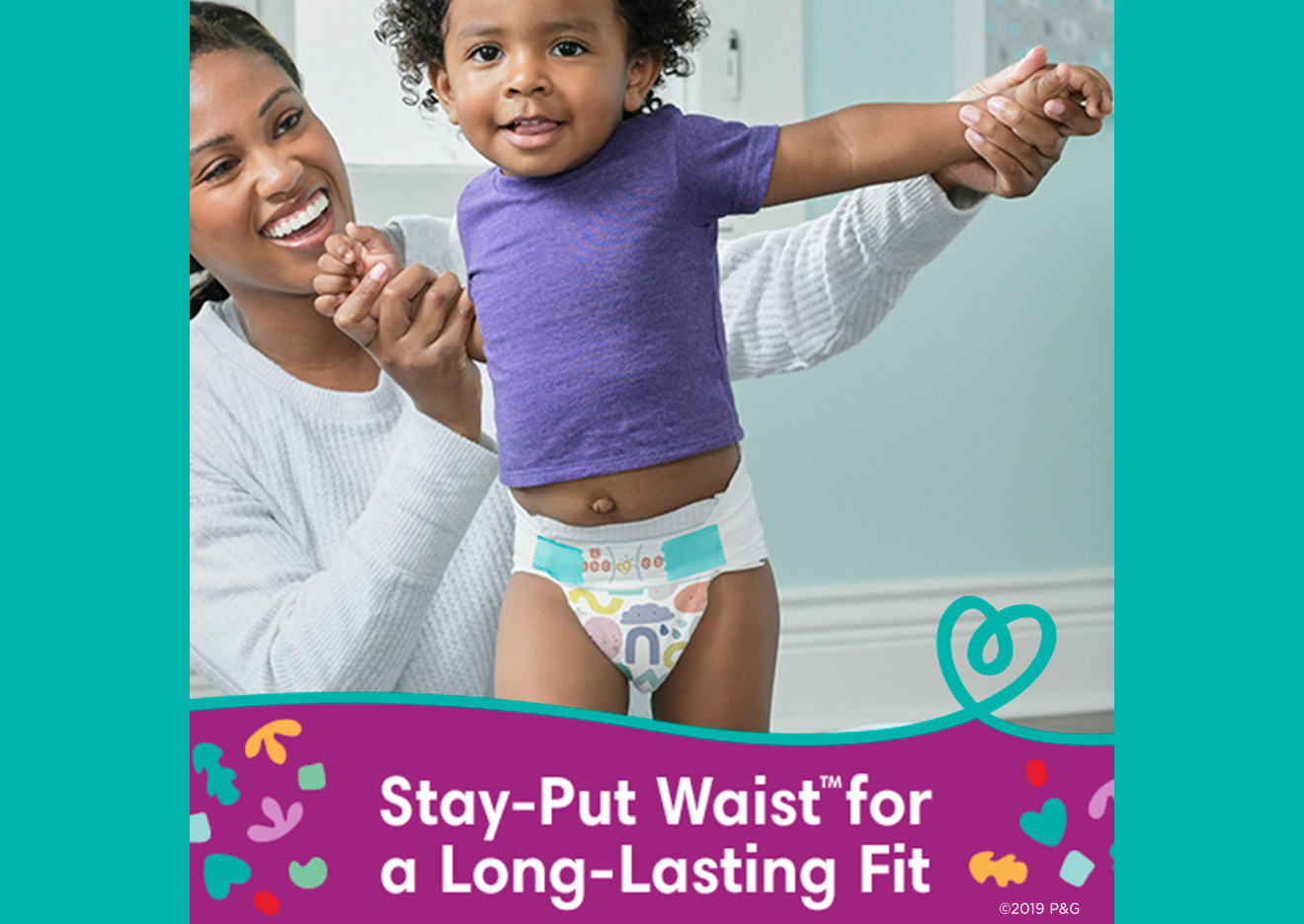 Stay put waist for a long-lasting fit