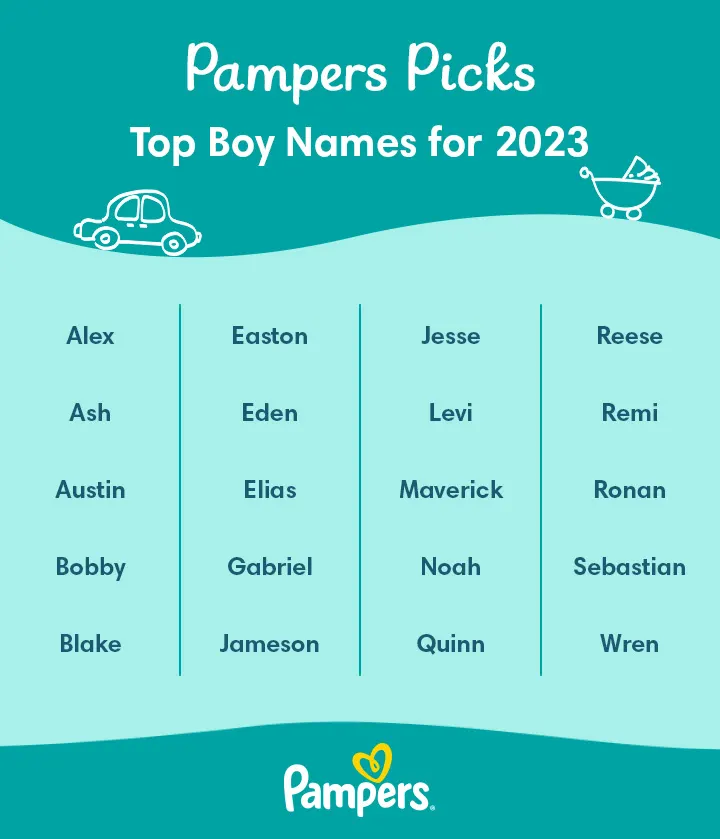 Top 1,100 Boy Names for Your Baby Boy in 2023 | Pampers