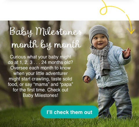 Baby Milestones month by month