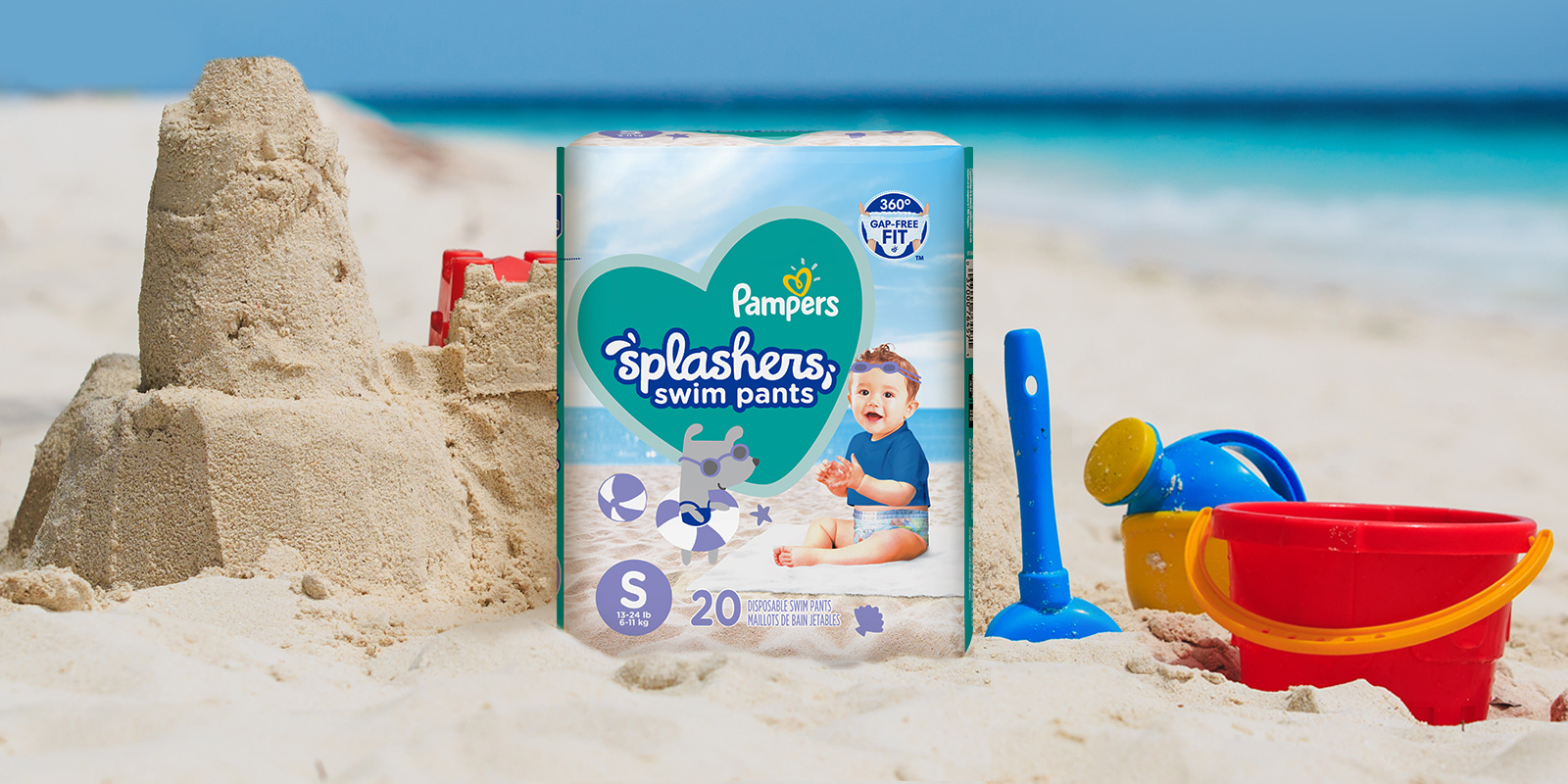 Pampers Splashers Swim Diapers Size 6 21 count - Walmart.com