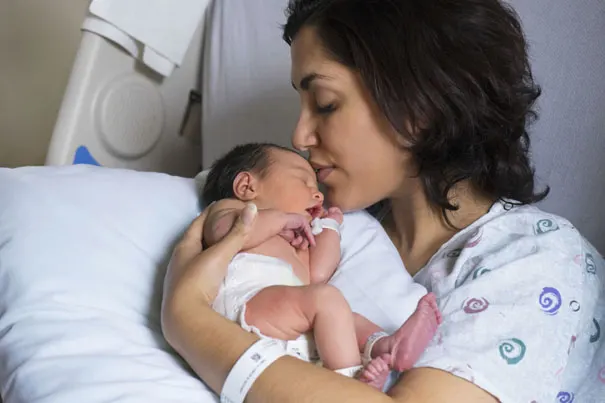 Newborn Breastfeeding: The First Feed 
