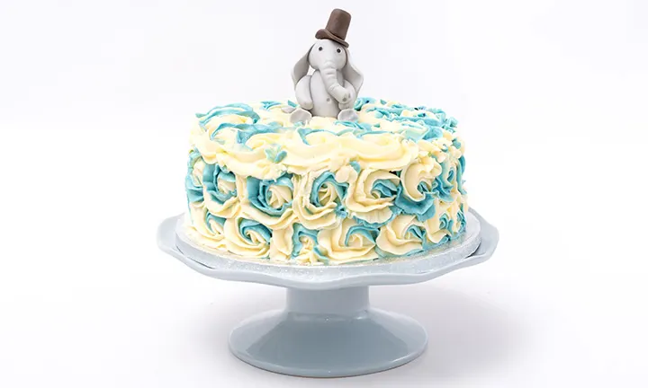 Winnie the Pooh It's A Boy Cake Topper/blue and White Dessert