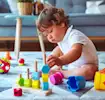 Baby playing
