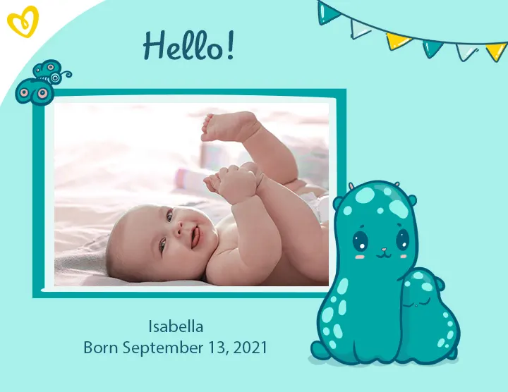 Birth Announcement Hello