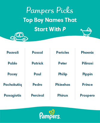 Top Baby Boy Names That Start With P | Pampers