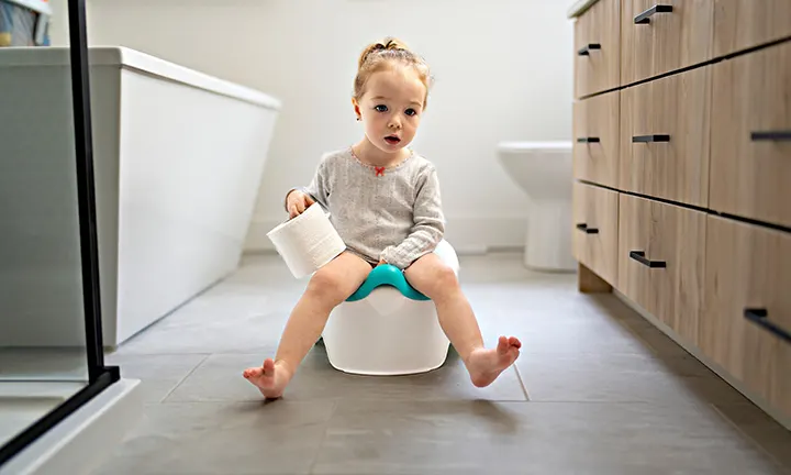 Potty training girls