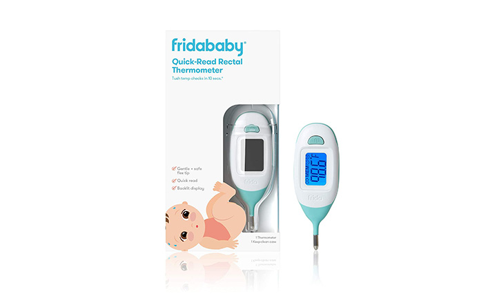 Vicks Baby Rectal Thermometer Baby Thermometer for Rectal Temperature,  Short and Flexible Tip with Fast Read Times and Large Digital Display