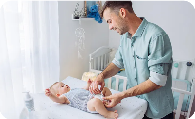 Diaper changing table