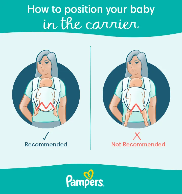 baby carrier support and positioning