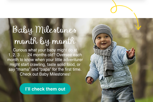 Baby Milestones month by month