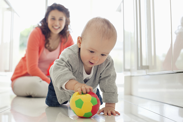 Playing Catch With Your Baby