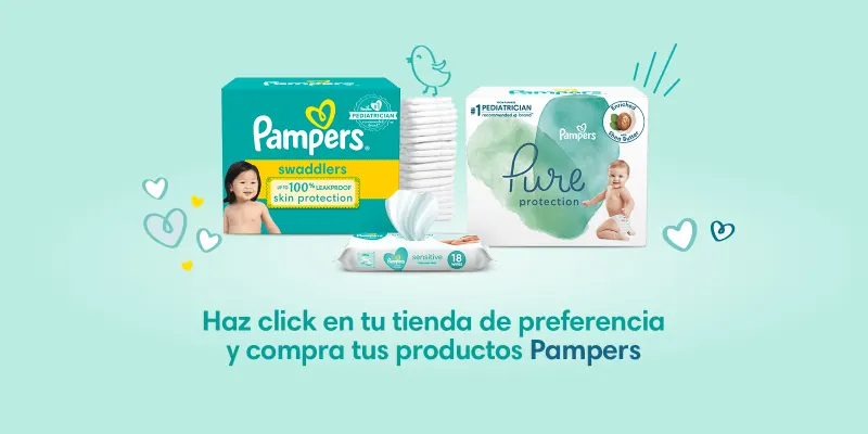 Ehub Pampers Banner mexico retailers