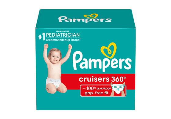Pampers Cruisers 360 Pañales - Talla 7, 88 unidades, pañales desechables  para bebé, ajuste sin huecos