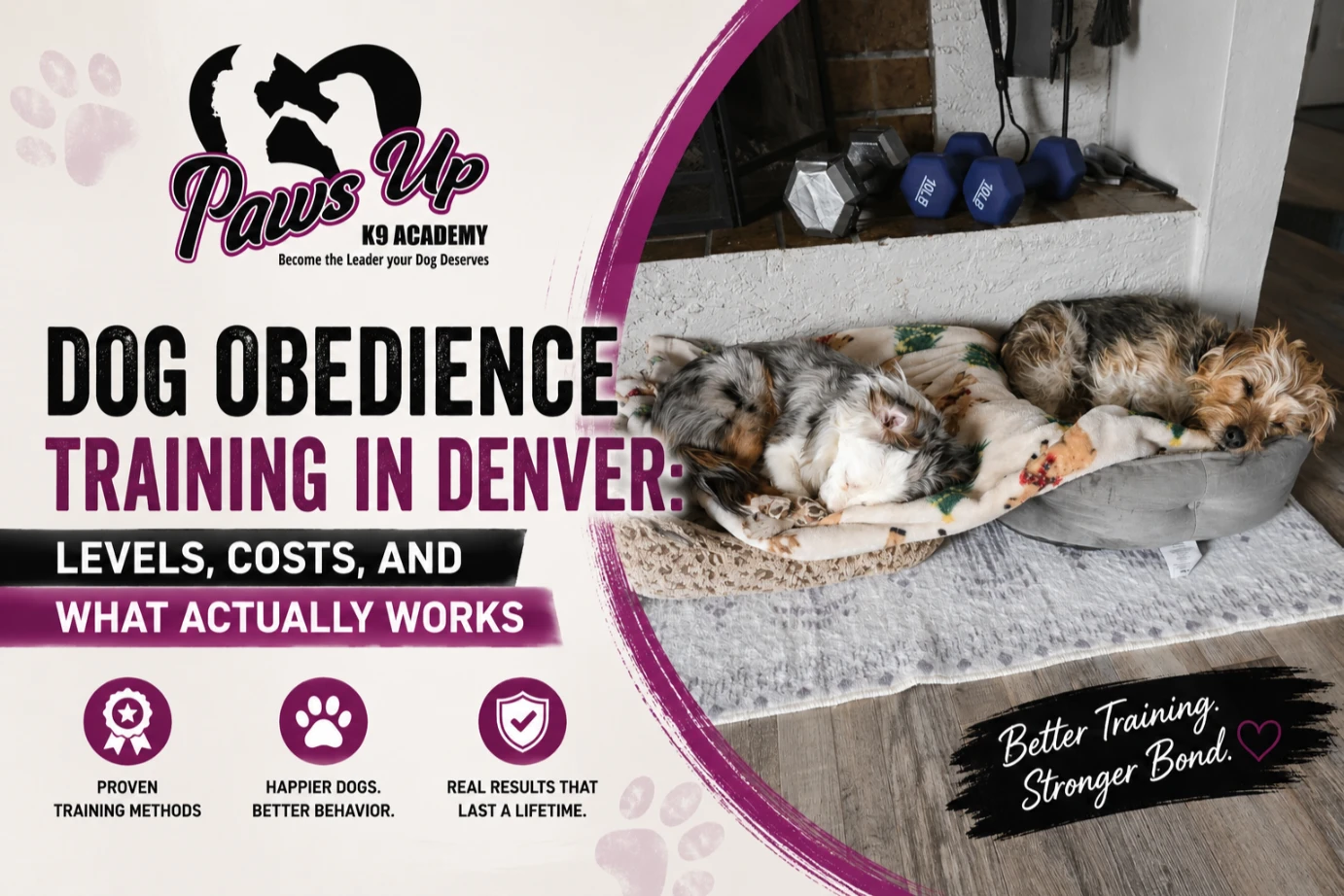 Dog Obedience Training in Denver: Levels, Costs, and What Actually Works