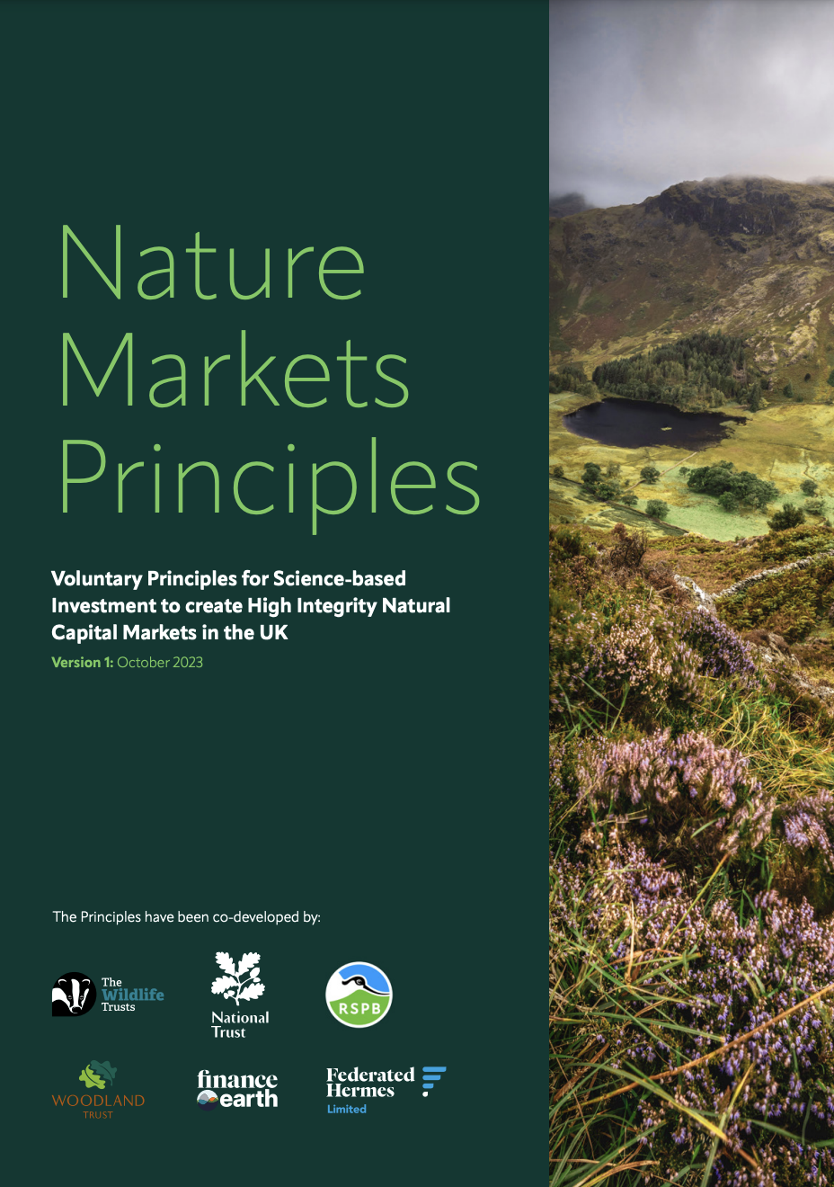 Nature Market Principles cover