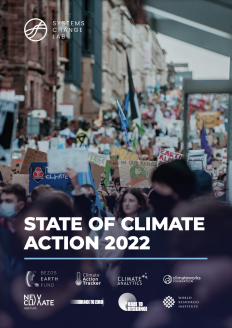 State of Climate Action 2022 cover