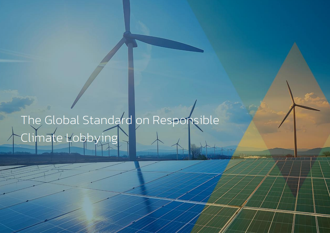 The Global Standard on Responsible Climate Lobbying cover