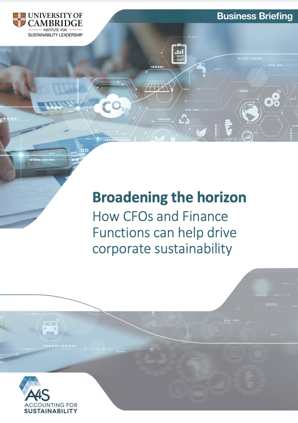 Broadening the horizon: How CFOs and Finance Functions can help drive corporate sustainability cover