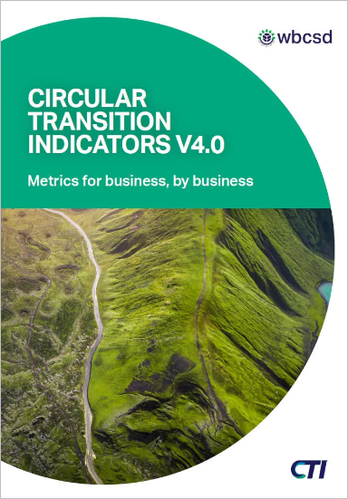 Circular Transition Indicators V4.0 – Metrics for business, by business cover