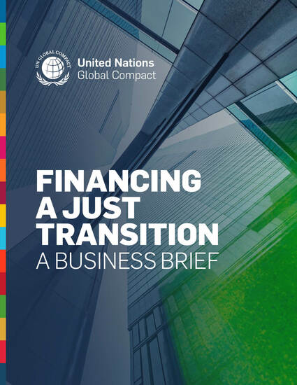 Financing a Just Transition: A Business Brief cover