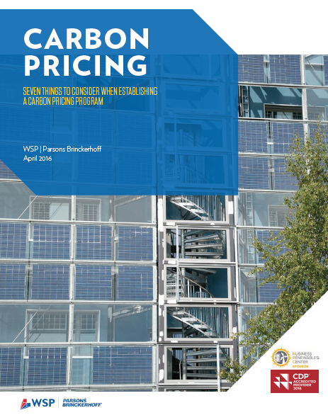 Carbon pricing: Seven things to consider when establishing a carbon pricing program  cover