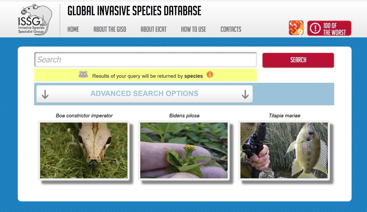 Global Invasive Species Database cover