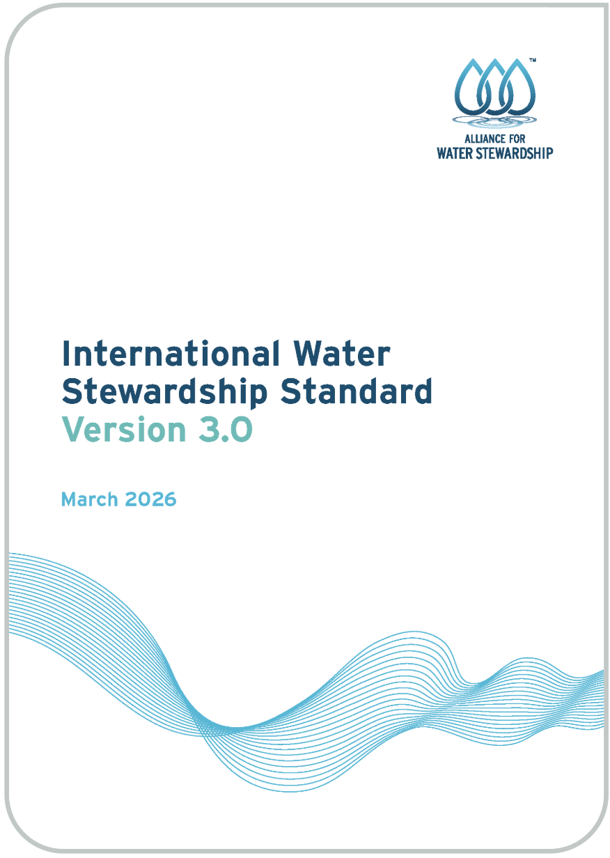 The Alliance for Water Stewardship Standard cover