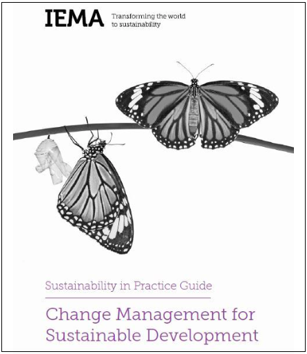 Change Management for Sustainable Development cover