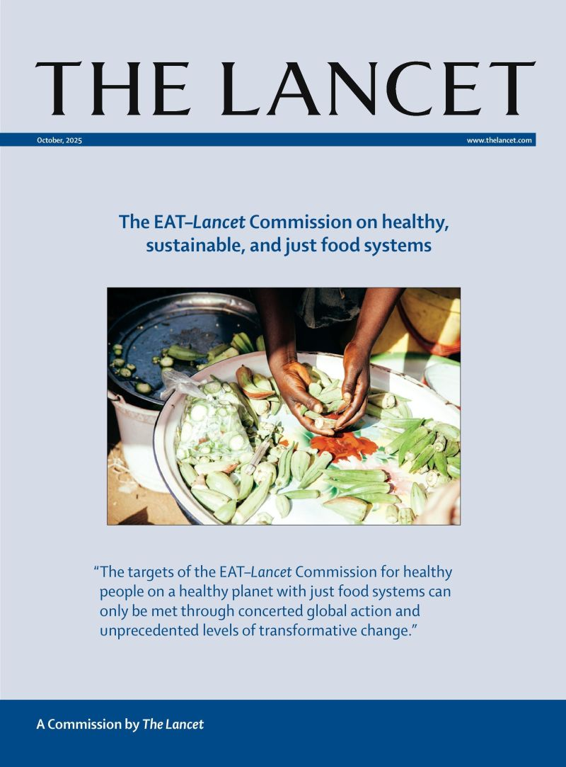 The EAT-Lancet Commission on healthy, sustainable, and just food systems cover