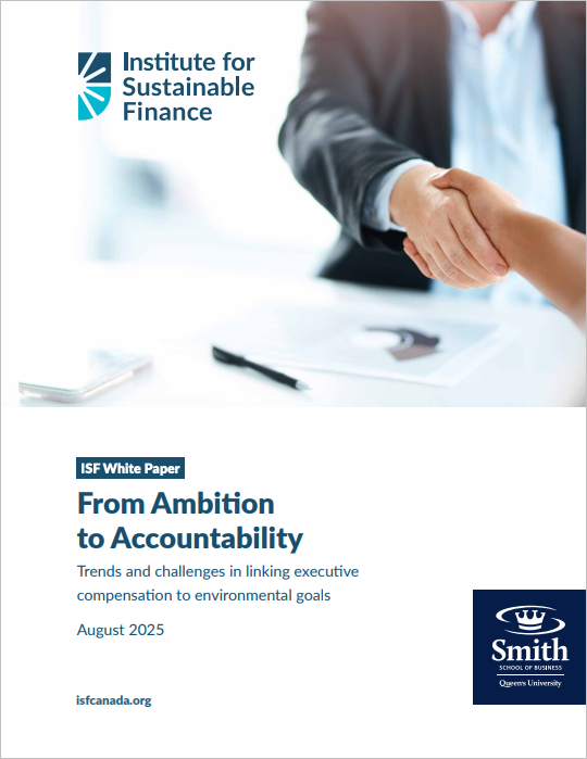 From Ambition to Accountability: Linking executive pay to green targets cover