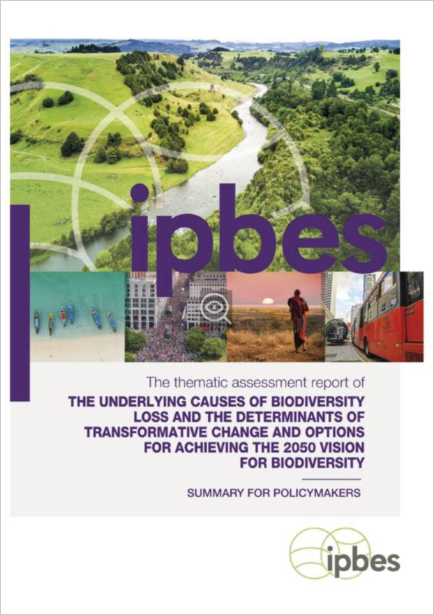 IPBES Transformative Change Assessment cover