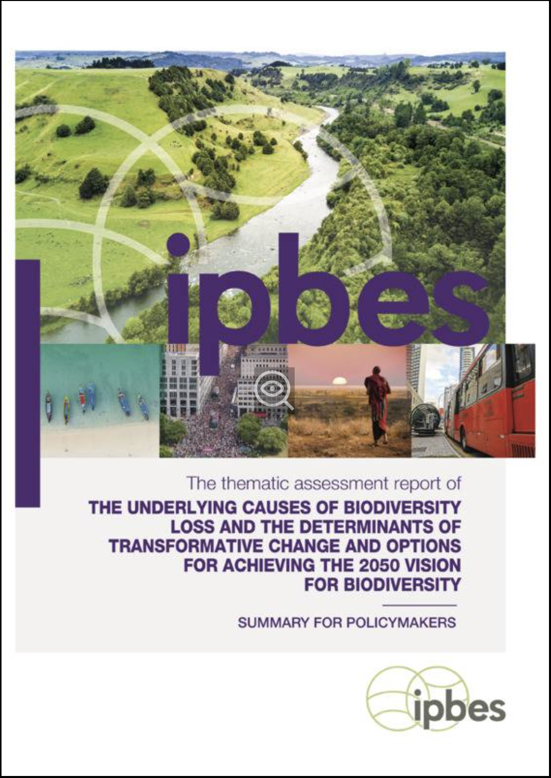 IPBES Transformative Change Assessment cover