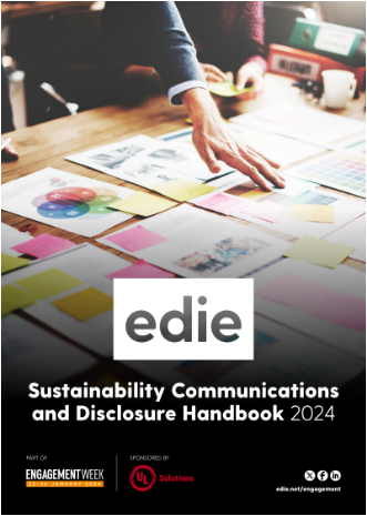 Sustainability Communications and Disclosures Handbook 2024 cover
