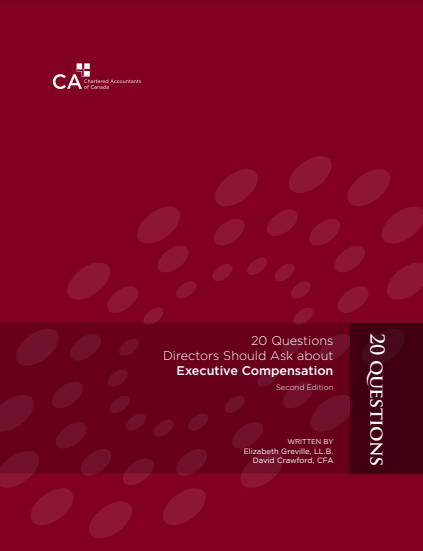 20 Questions Directors Should Ask About Executive Compensation cover