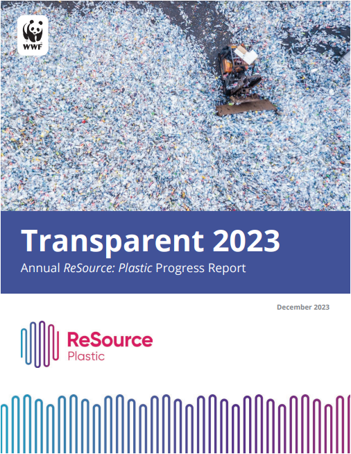 Transparent 2023 Annual ReSource: Plastic Progress Report  cover