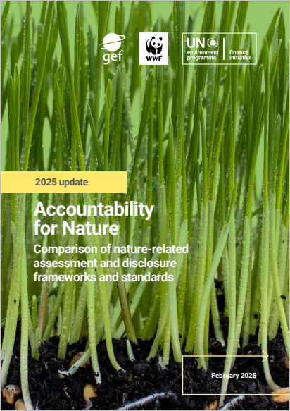 Accountability for Nature: Comparison of Nature-Related Assessment and Disclosure Frameworks and Standards cover